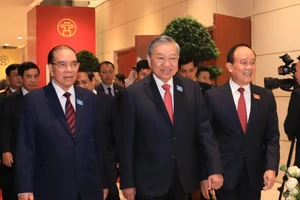 Tổng Bí thư Tô Lâm đến dự Đại hội đại biểu Đảng bộ TP Hà Nội lần thứ XVIII, nhiệm kỳ 2025 - 2030.