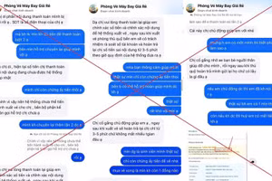 Người dân cần cảnh giác khi mua vé máy bay online (Ảnh CA).