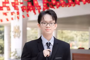 Nguyễn Quang Anh - một trong các thủ khoa kỳ thi tuyển sinh lớp 10 THPT.