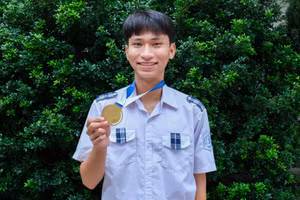 Trương Phi Hùng - chủ nhân của tấm Huy chương Vàng tại kỳ thi Olympic Vật lý quốc tế năm 2024.