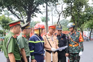 Công an TP Hà Nội tại sự kiện A80.