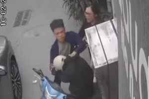 Hình ảnh được camera an ninh ghi lại.