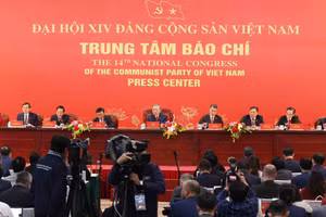 Quang cảnh buổi họp báo. Ảnh TTXVN.