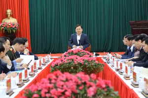 Bí thư Tỉnh ủy Bắc Ninh Nguyễn Anh Tuấn phát biểu chỉ đạo.