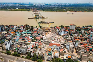 Dự án Trục Đại lộ cảnh quan sông Hồng được kỳ vọng thúc đẩy phát triển Hà Nội. Ảnh minh họa.