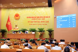 Quang cảnh kỳ họp.