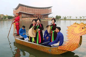 Nhà hát Dân ca Quan họ Bắc Ninh - 1 trong 5 địa điểm diễn ra Hội thi Tuyên truyền lưu động toàn quốc.