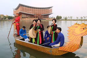 Nhà hát Dân ca Quan họ Bắc Ninh - 1 trong 5 địa điểm diễn ra Hội thi Tuyên truyền lưu động toàn quốc.