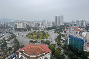 Một góc phường Kinh Bắc nhìn từ trên cao.