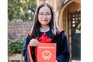 Em Trần Minh Khuê - lớp 9A3 Trường THCS Thành Công.