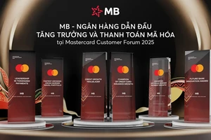 MB được Mastercard vinh danh ở sáu hạng mục quan trọng.