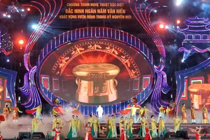 Chương trình nghệ thuật đặc biệt chào mừng sự kiện trọng đại thành lập tỉnh Bắc Ninh.