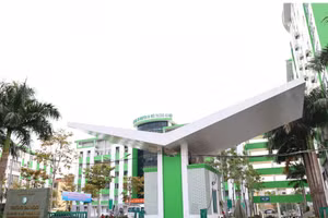 Một góc cơ sở vật chất của Trường Đại học TN&MT Hà Nội.