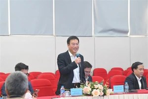 PGS.TS. Nguyễn Lê Cường – Phó Hiệu trưởng phát biểu tại chương trình.