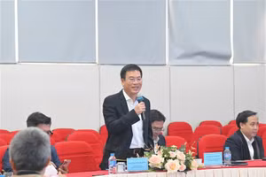 PGS.TS. Nguyễn Lê Cường – Phó Hiệu trưởng phát biểu tại chương trình.