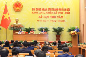 Quang cảnh của kỳ họp.