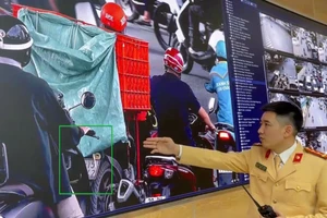 Trường hợp vi phạm giao thông được camera AI phát hiện.