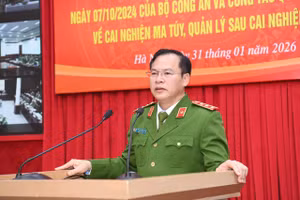 Thứ trưởng Nguyễn Văn Long phát biểu chỉ đạo hội nghị.