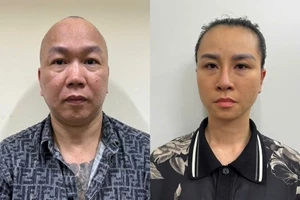 2 vợ chồng Trần Trung và Hoàng Thu Trang bị bắt giữ.