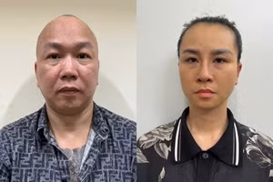 2 vợ chồng Trần Trung và Hoàng Thu Trang bị bắt giữ.