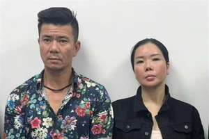 Vợ chồng Lê Văn Đông và Nguyễn Thị Mai Anh. (Ảnh: CAHN).