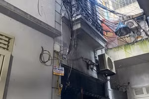 Hiện trường vụ cháy.