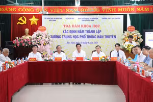 Quang cảnh buổi Tọa đàm.