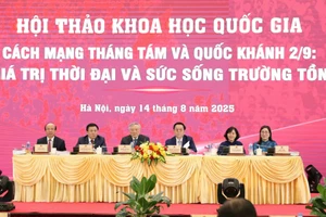 Quang cảnh hội thảo Khoa học quốc gia.