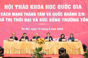 Quang cảnh hội thảo Khoa học quốc gia.