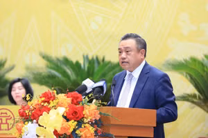 Chủ tịch UBND TP Hà Nội Trần Sỹ Thanh.