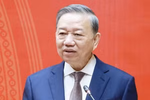 Đồng chí Tô Lâm, Tổng Bí thư Ban Chấp hành Trung ương Đảng khóa XIV. Ảnh: TTXVN.