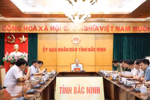 Quang cảnh buổi làm việc.