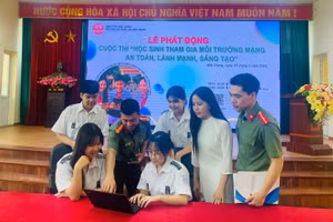 Cuộc thi được học sinh Bắc Giang lan tỏa, hưởng ứng mạnh mẽ. 