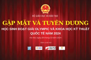 Gặp mặt - Tuyên dương học sinh đoạt giải Olympic và KHKT quốc tế năm 2024