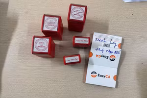 Con dấu, Token của các công ty "ma” do bị can điều hành hoạt động.