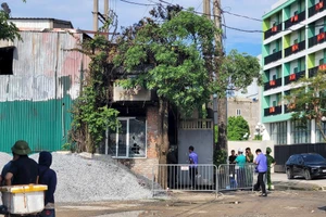 Hiện trường vụ hỏa hoạn.