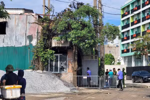 Hiện trường vụ hỏa hoạn.