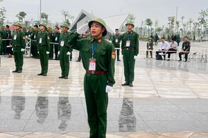 Thí sinh thể hiện ở các phần thi. 