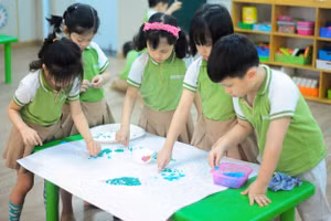 Trẻ mầm non ở Bắc Ninh (Ảnh TL).