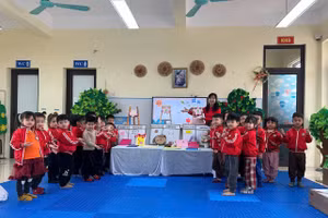 Trẻ mầm non thích thú với các bài giảng, trải nghiệm từ STEM.