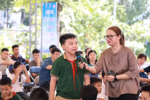 Học sinh Bắc Ninh trong giờ ngoại khóa.