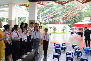 Chào đón học sinh lớp 6 Trường THCS Giảng Võ.