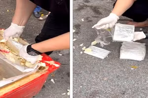 Tang vật bị kiểm tra, thu giữ tại hiện trường vụ án.