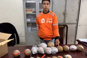 Một vụ vận chuyển pháo nổ để sử dụng trong dịp Tết Nguyên đán (ảnh TL).