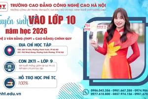 Trường Cao đẳng Công nghệ cao Hà Nội tuyển sinh 570 chỉ tiêu hệ song bằng 