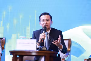 Tổng Giám đốc MB Phạm Như Ánh chia sẻ tại sự kiện.