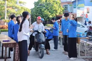 Thí sinh dự thi tốt nghiệp THPT tại Bắc Ninh (ảnh TL).