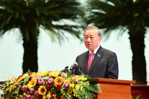 Tổng Bí thư Tô Lâm phát biểu chỉ đạo Đại hội đại biểu Đảng bộ TP Hà Nội lần thứ XVIII (Ảnh VT).
