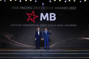 Đây là lần thứ sáu liên tiếp MB nhận giải thưởng danh giá của APEA.