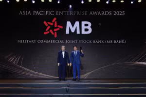 Đây là lần thứ sáu liên tiếp MB nhận giải thưởng danh giá của APEA.